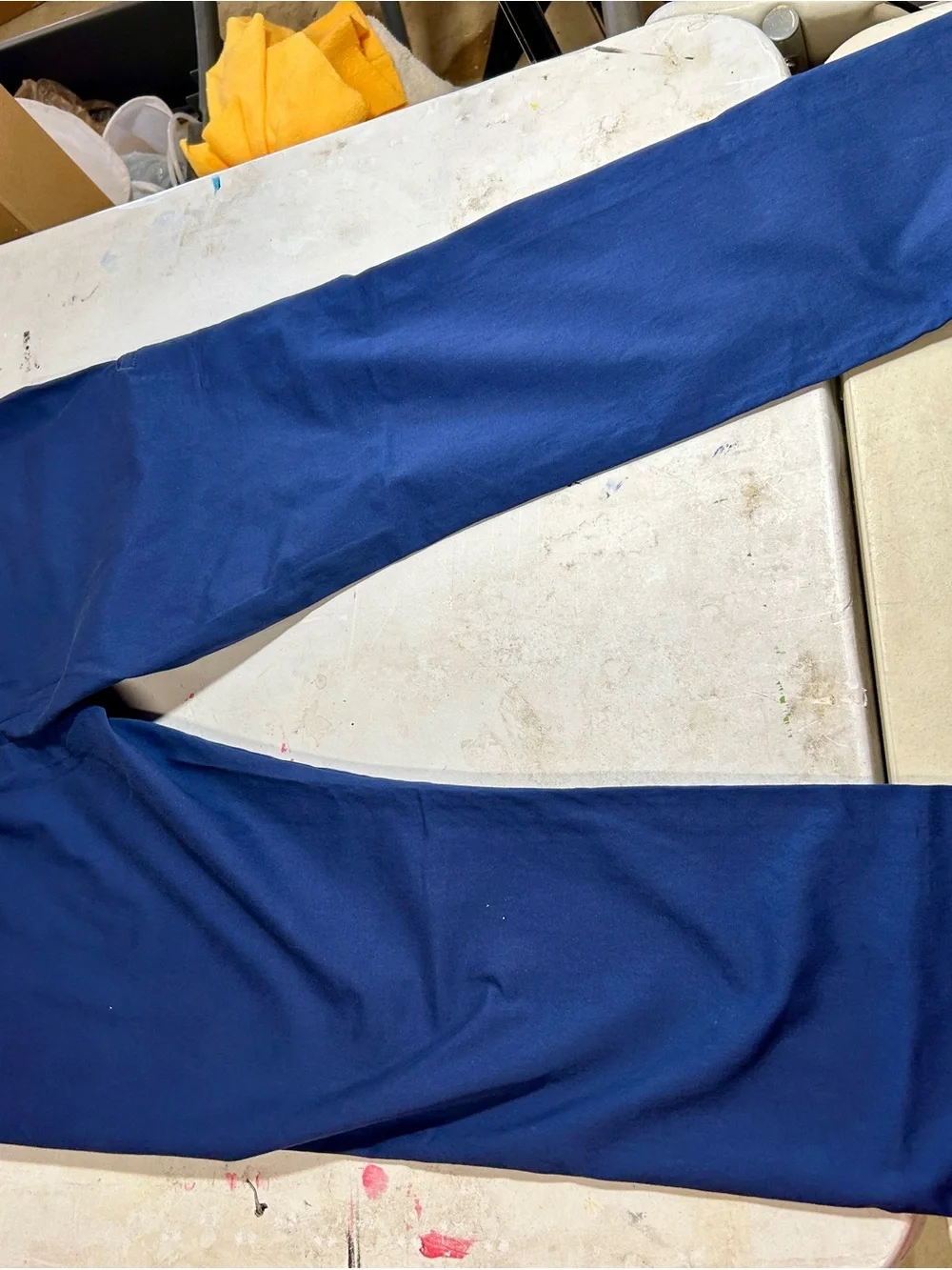 Robert Graham Slim Straight Navy Workstyle Jeans 34